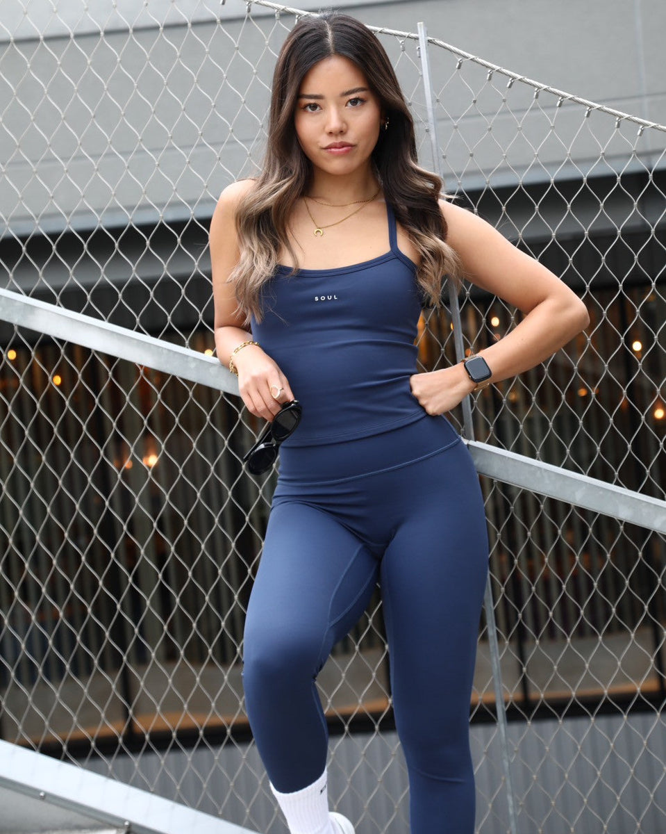 Vitality - leggings [Navy] – Soulfitwear