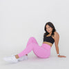 SIERRA - seamless scrunch leggings [Pink]