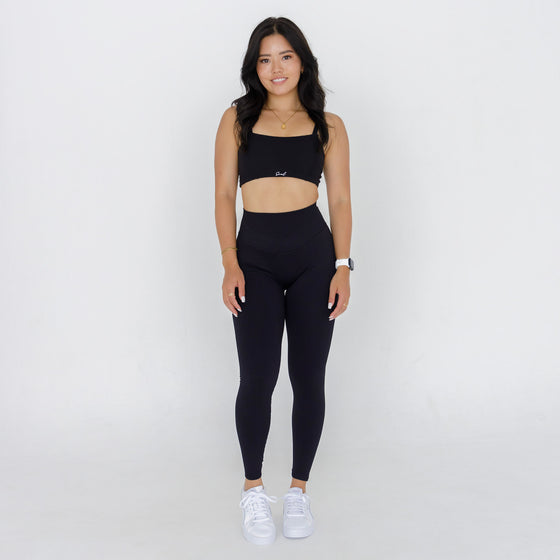 SIERRA - seamless scrunch leggings [Black]