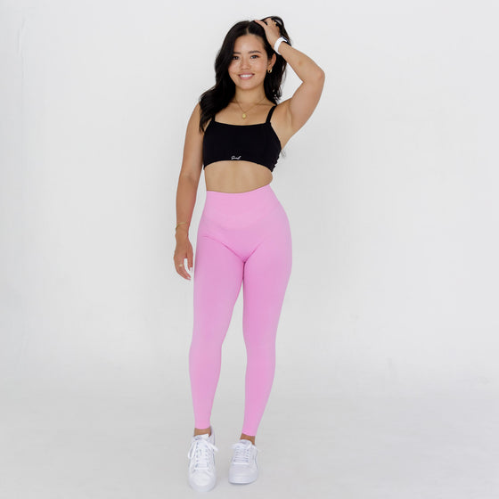 SIERRA - seamless scrunch leggings [Pink]