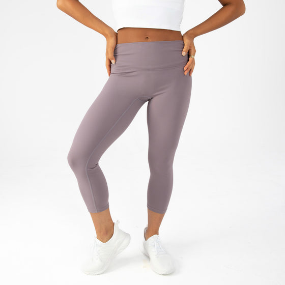 ESSENTIAL - seamless capri leggings [Light Violet]