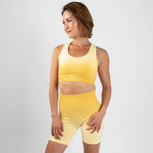  OMBRE - seamless shorts set [Yellow]